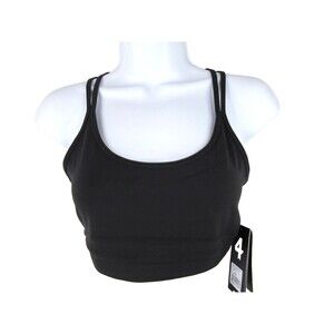 FOURLAPS Vitality Sports Bra S Black spaghetti Criss Nylon Spandex 8-456
